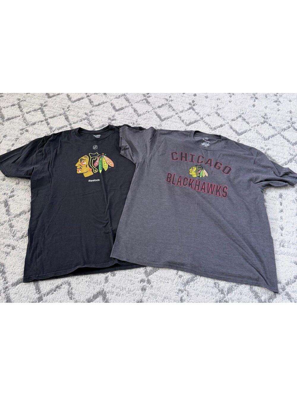 Chicago Blackhawks T-Shirt Lot – Size XL (2 Shirts)